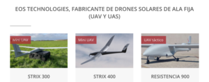 GAMA DE DRONES TÁCTICOS