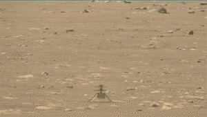 Primer vuelo de un dron en Marte